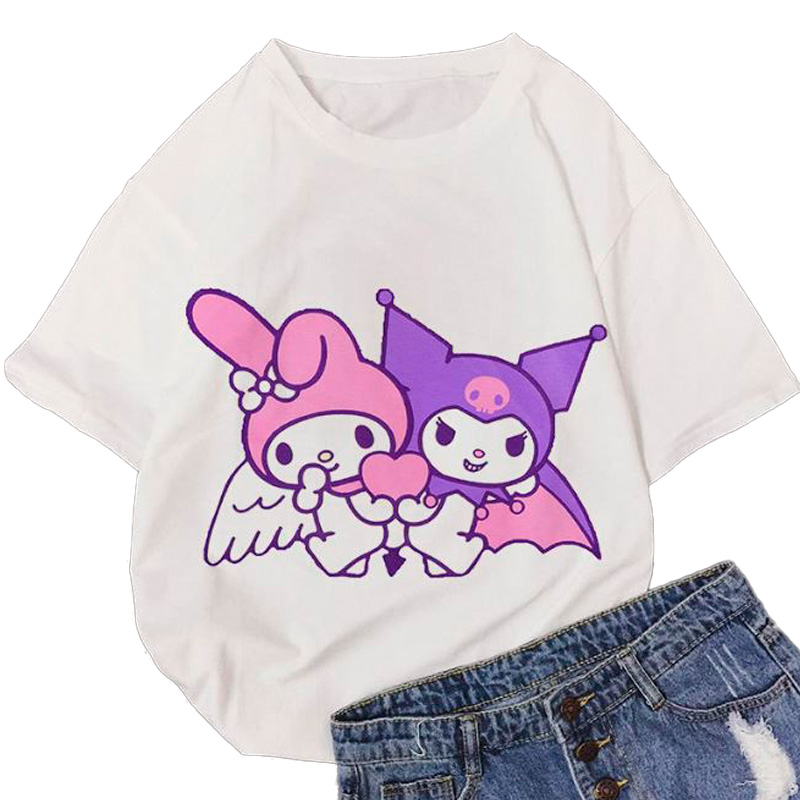 Зайчик Kawaii белая футболка Куроми