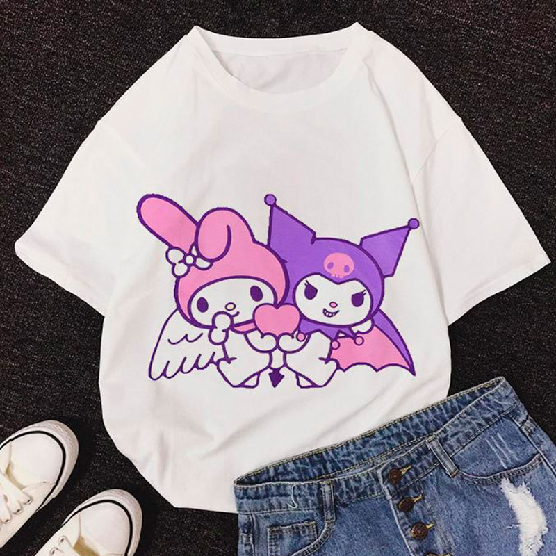 Зайчик Kawaii белая футболка Куроми